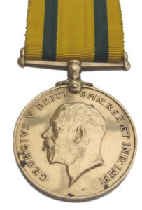 Territorial Force War Medal 1914-1919