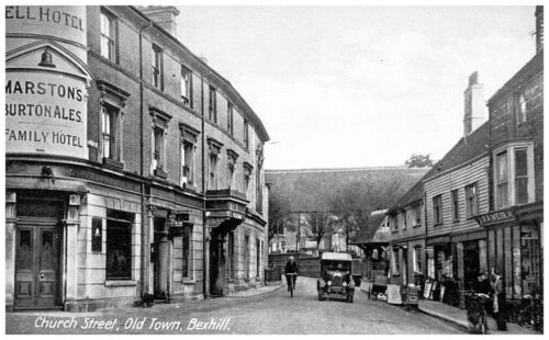 HOT-003 - Bell Hotel, Church Street, Old Town - c1925