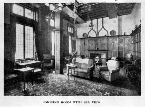 HOT-015 - Metropole Hotel's smoking room - c1910