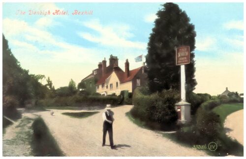 HOT-028 - Denbigh Hotel, Bexhill - c1908