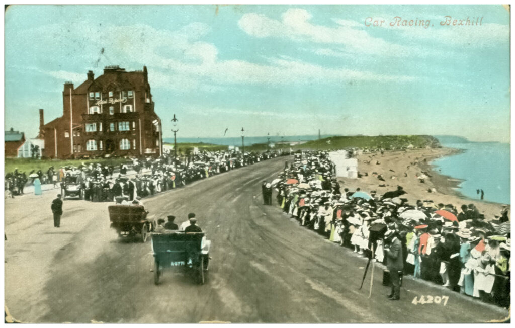 racing toward Galley Hill