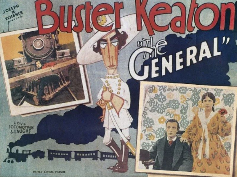 A 1925 poster promoting the film The General