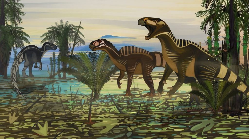 Bexhill's Dinosaurs -Landscape by Dr Natalia Jagielska
