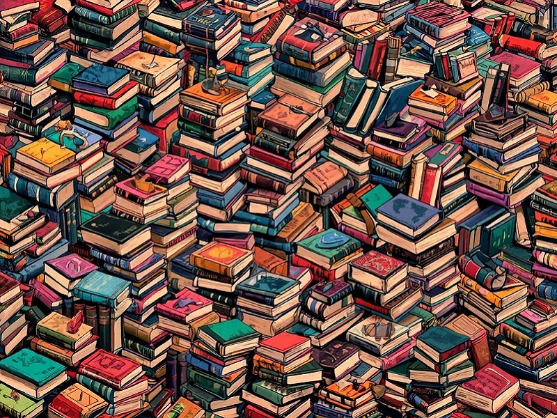Lots of books...