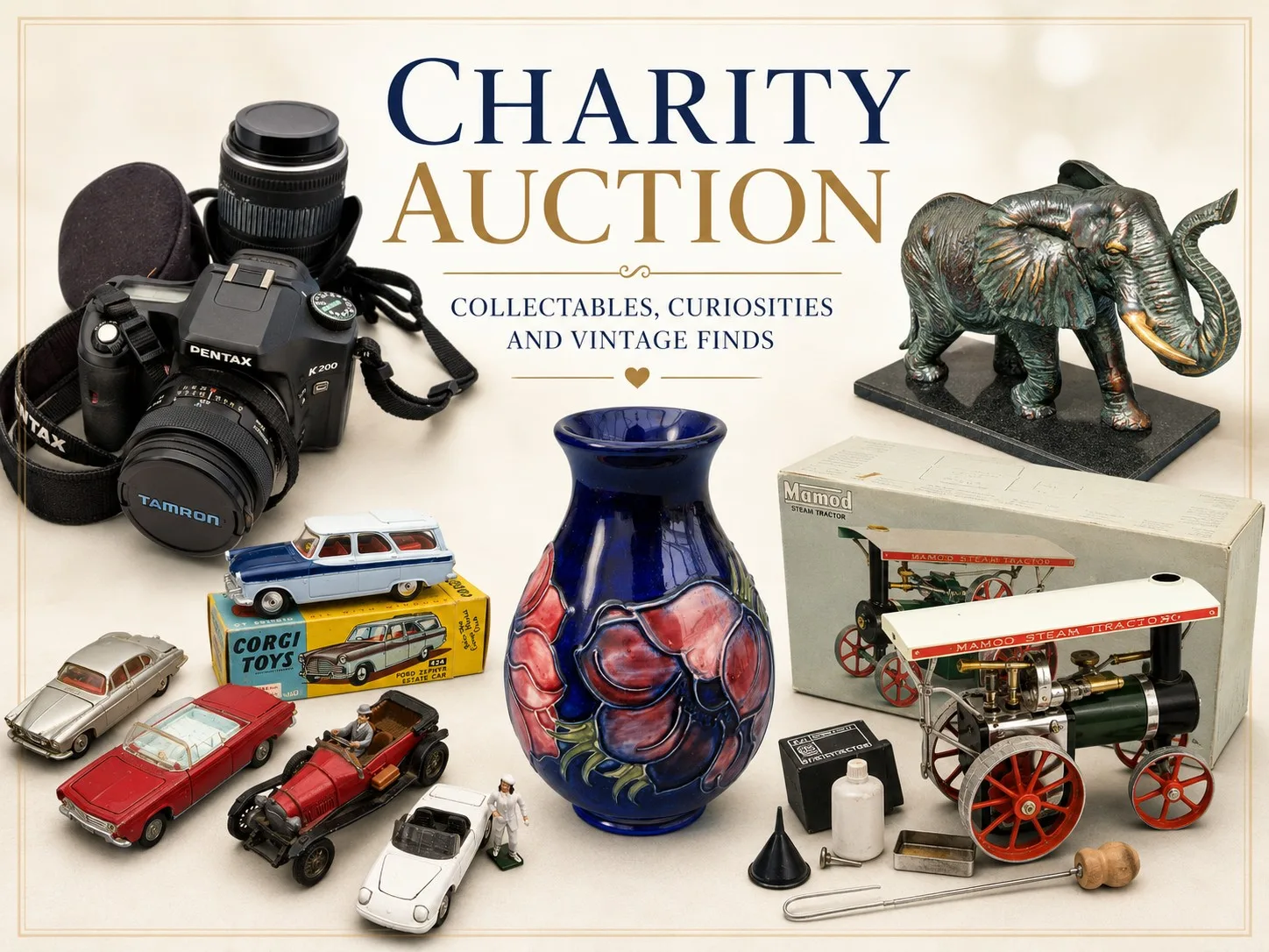 An entertaining evening of antiques, bargains and bidding in support of the museum.