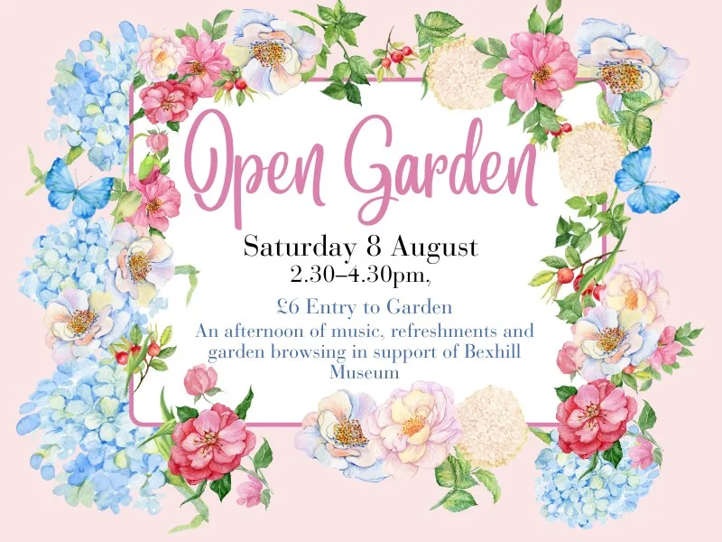 An afternoon of music, refreshments and garden browsing in support of Bexhill Museum.