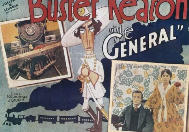 Buster Keaton - The General - 800x600 A 1925 poster promoting the film The General