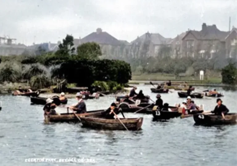 Egerton Park boating lake 1926