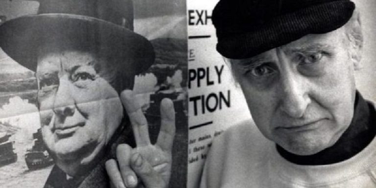 Spike_Milligan. Spike Milligan in Bexhill